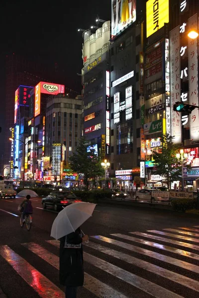 Noc Tokio — Zdjęcie stockowe