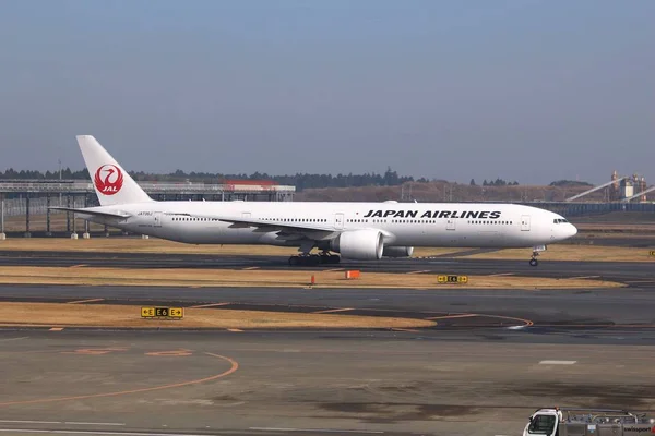 Japão companhias aéreas boeing 777 — Fotografia de Stock