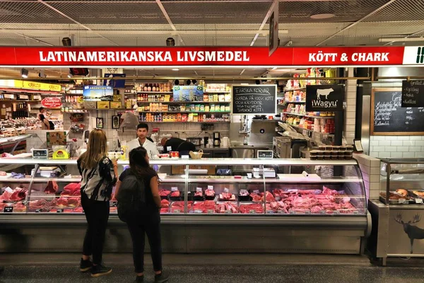 Suecia tienda de carne — Foto de Stock