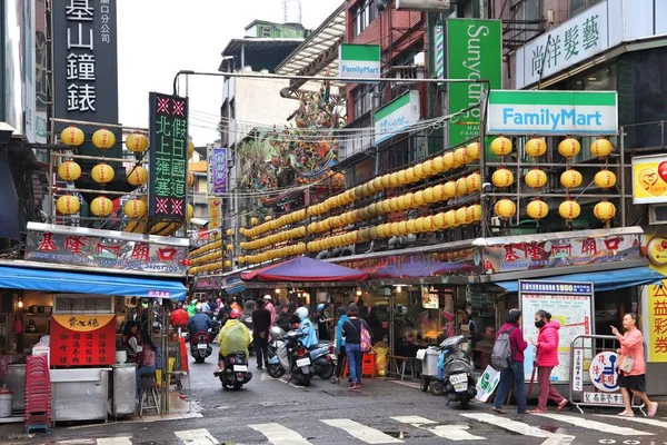 Pasar makanan Keelung — Stok Foto