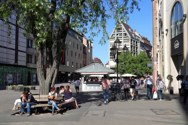 Nürnberg einkaufen, Deutschland — Stockfoto