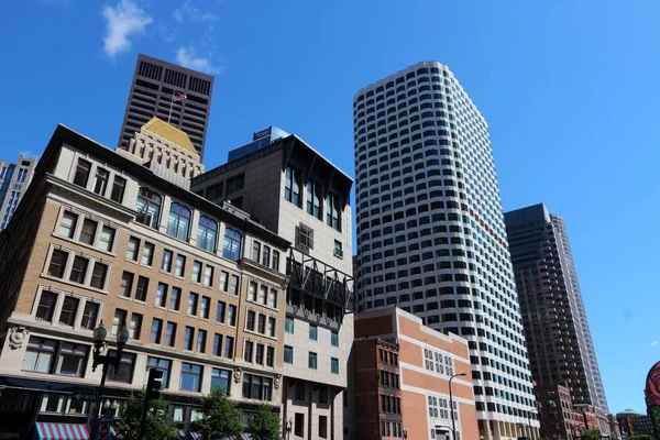 Downtown Boston skyline — Stockfoto
