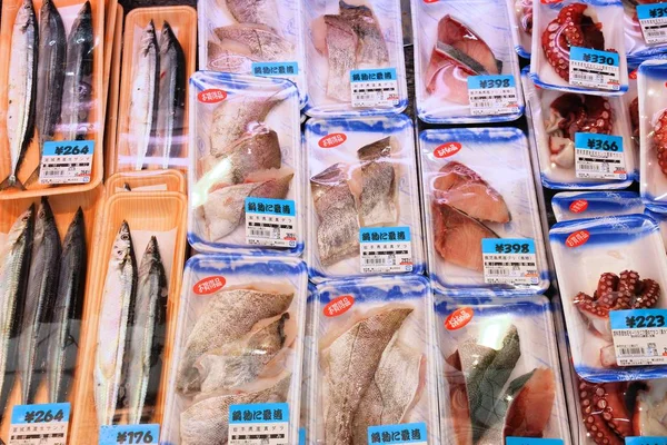 Θαλάσσιο φαγητό στην Ιαπωνία — Φωτογραφία Αρχείου
