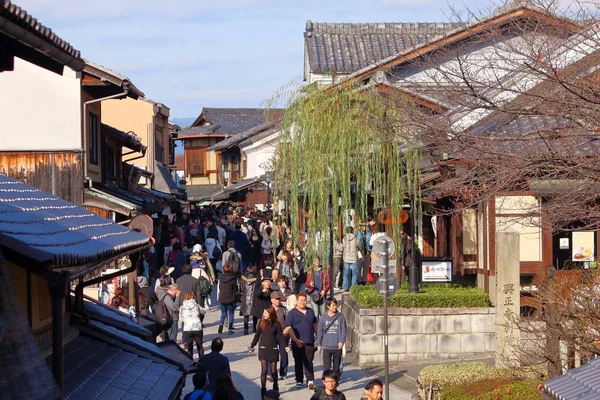 Kyoto turistas, Japón — Foto de Stock