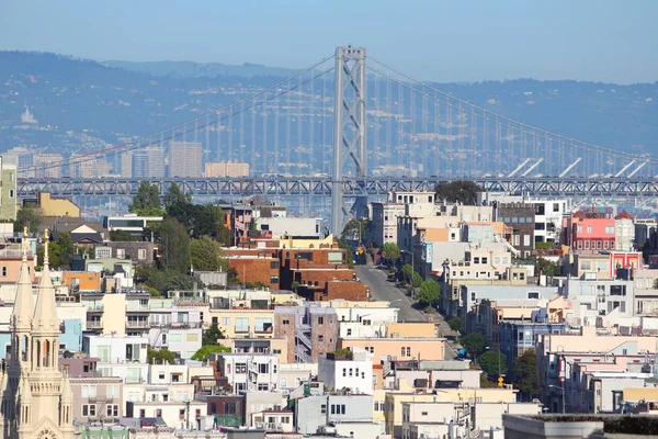 Міст затоки Сан - Франциско — стокове фото