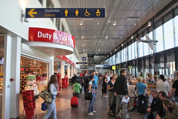 Sandefjord Airport, Norveç — Stok fotoğraf