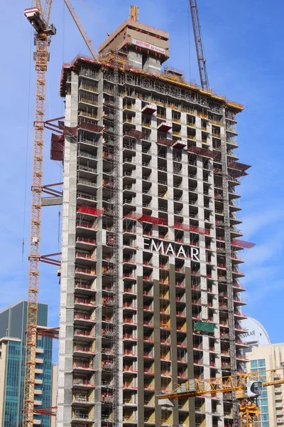 Dubai Emaar construction — Stock Photo, Image