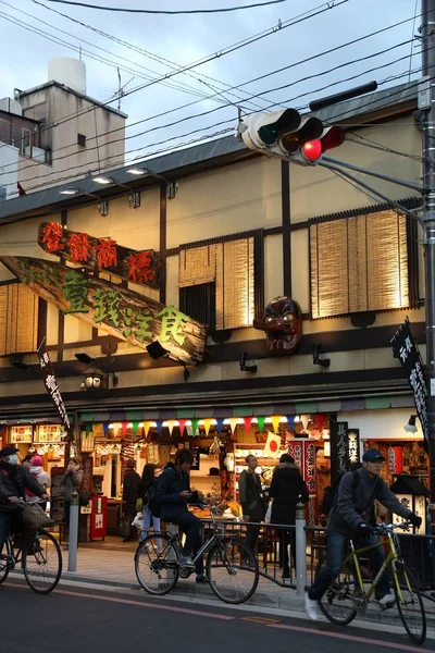 京都okonomiyaki餐厅 — 图库照片