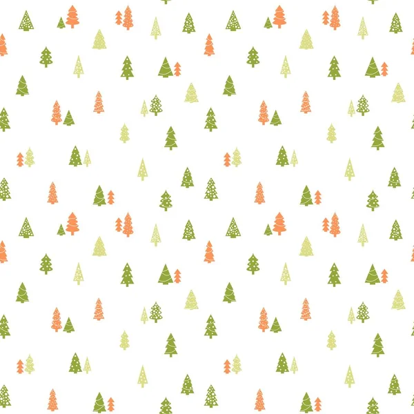 Christmas trees texture — Stock Vector