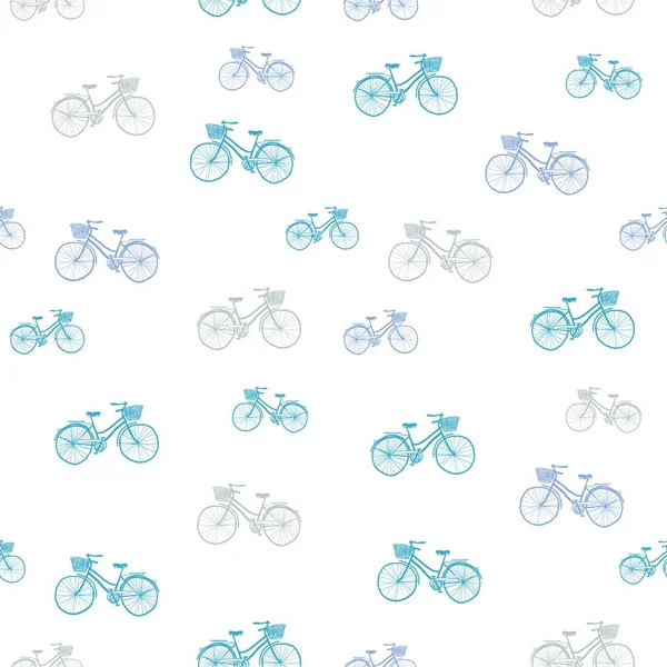 Fahrrad-Illustration Textur — Stockvektor