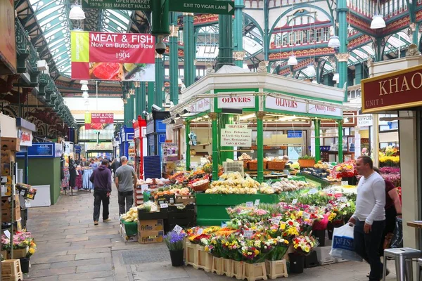 Mercado de Leeds Kirkgate —  Fotos de Stock