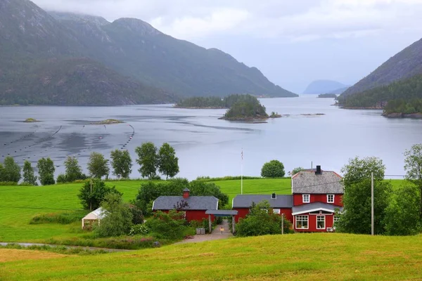 Rainy Norway — стокове фото