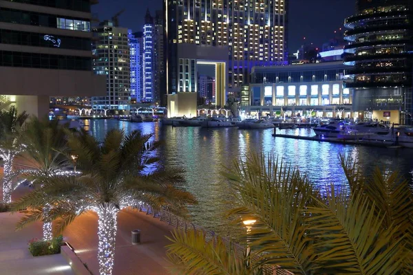 Nacht in Dubai — Stockfoto