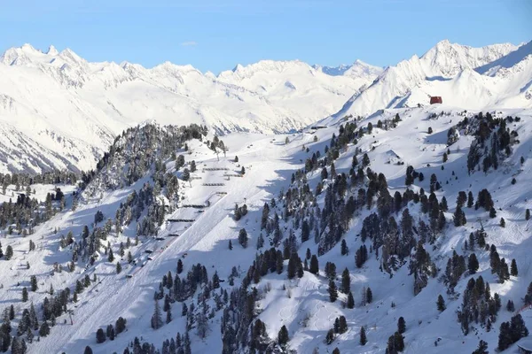 Harakiri ski piste, Austria — Stockfoto