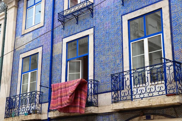 Portugal blauwe tegels — Stockfoto