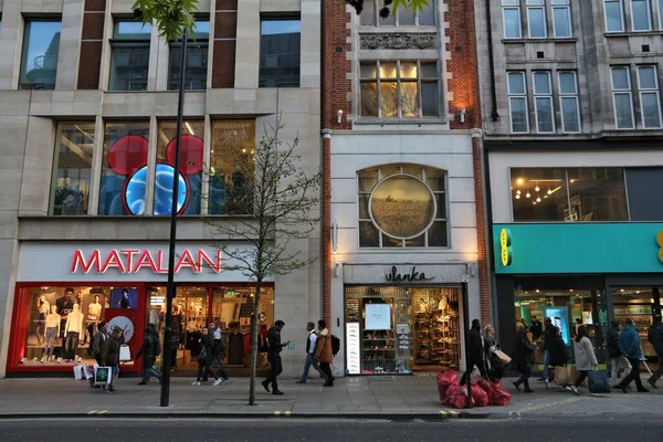 Oxford Street compras — Foto de Stock