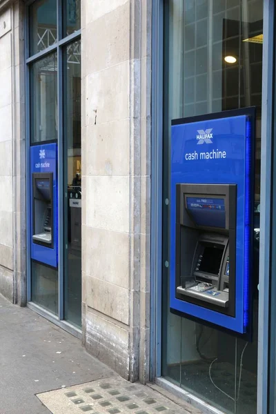 Halifax Bank ATMs — Stock Photo, Image