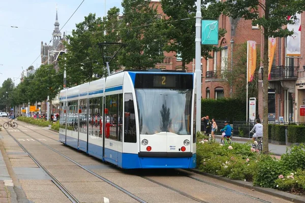 Amsterdam transporte público — Fotografia de Stock