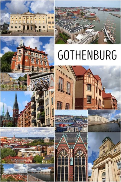 Гётеборгский фотоколлаж — стоковое фото