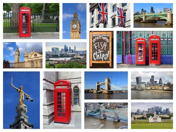 Londen briefkaart — Stockfoto