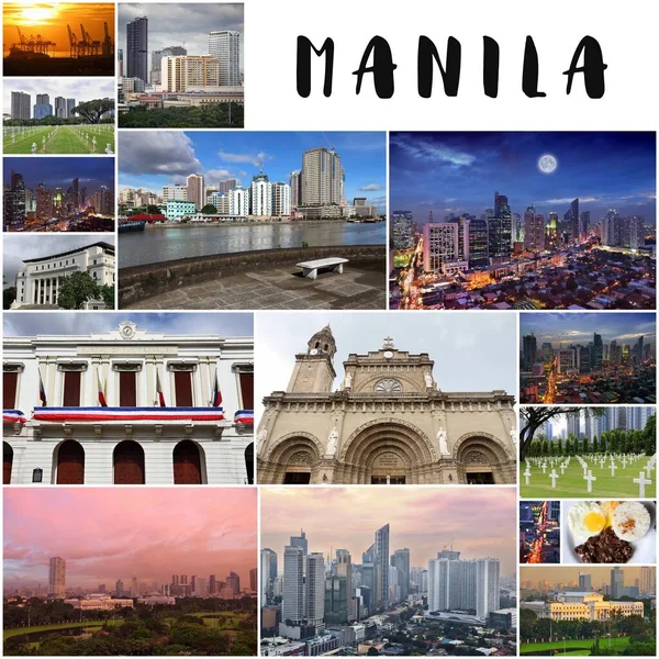 Manila città, Filippine — Foto Stock