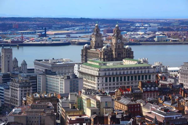 Liverpooli város — Stock Fotó