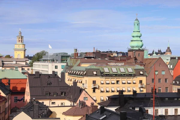 Stockholms stad - Södermalm — Stockfoto