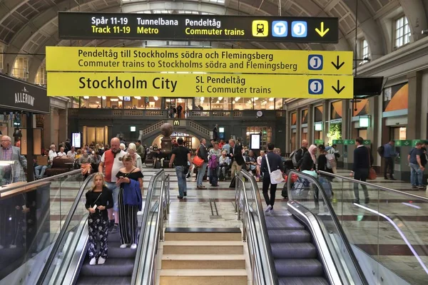 Stockholm Centraal station — Stockfoto