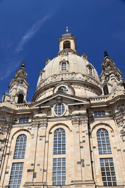 德累斯顿的Frauenkirche — 图库照片