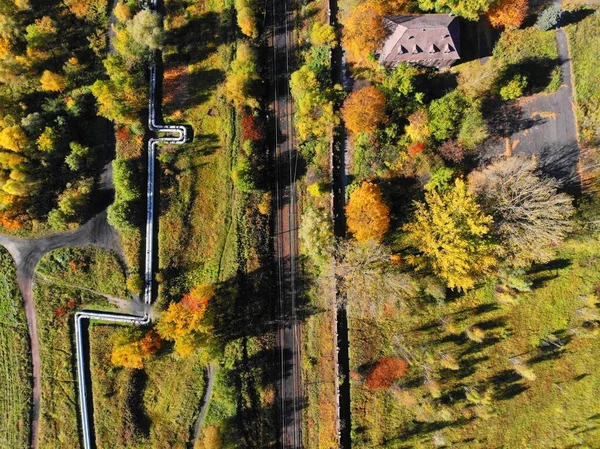Autumn aerial view — Stock Photo, Image