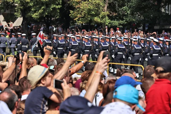 Desfile militar, Polônia — Fotografia de Stock