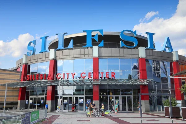 Schlesiens Stadtzentrum — Stockfoto