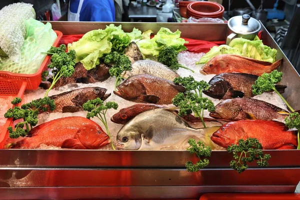 Frischer Fisch im Taiwan — Stockfoto