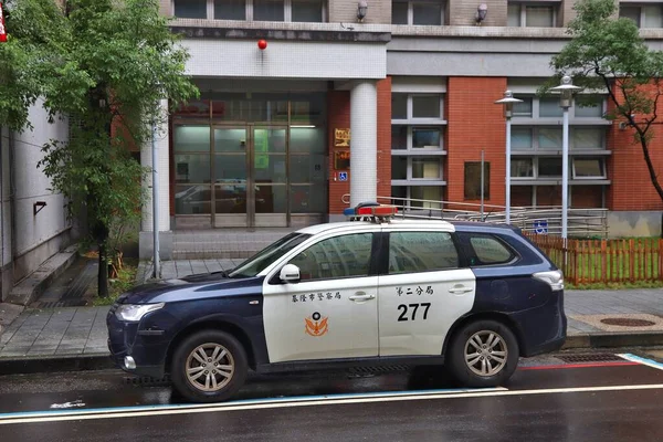 Voiture de police taïwanaise — Photo