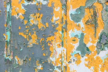 Klasik grunge arkaplanı. Sarı ve mavi kabuklu Grunge deseni.