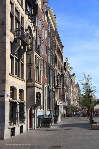 Amsterdam Netherlands July 2017 People Visit Oude Turfmarkt Amsterdam Netherlands — 图库照片