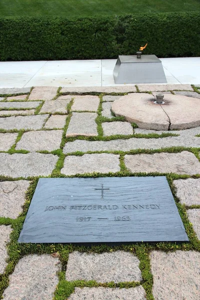 Washington Usa June 2013 John Fitzgerald Kennedy Grave Arlington National — Stock Photo, Image