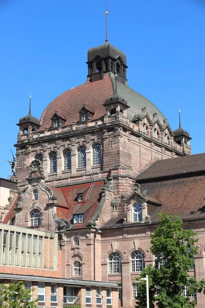 Ciudad Nuremberg Alemania Opernhaus Casa Ópera Edificio Cultural Alemania Hito — Foto de Stock