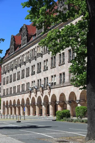 Almanya Nuremberg Deki Hukuk Mahkemesi Dünya Savaşı Ndan Sonra Nuremberg — Stok fotoğraf