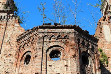 Bulgaristan 'ın Vidin Sinagogu. Terk edilmiş dini bina. Avrupa Yahudiliği simgeleri.