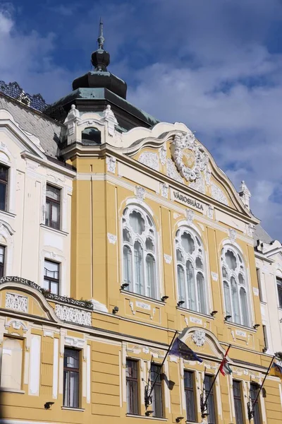 Magyarország Nevezetességei Pécsi Városháza Magyarországon Város Baranya Megyében — Stock Fotó