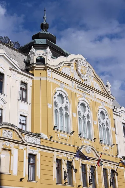 Hongarije Bezienswaardigheden Pecs Stadhuis Hongarije Stad Provincie Baranya — Stockfoto