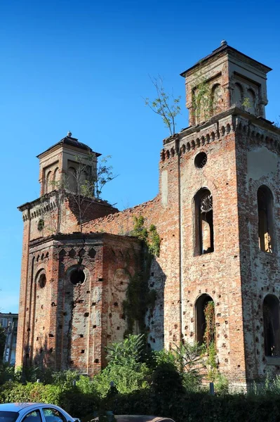 Sinagoga Vidin Bulgaria Edificio Religioso Abandonado Puntos Referencia Europeos —  Fotos de Stock