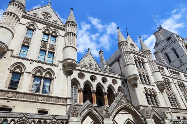 Die Royal Courts Justice London Großbritannien Wahrzeichen Von London — Stockfoto
