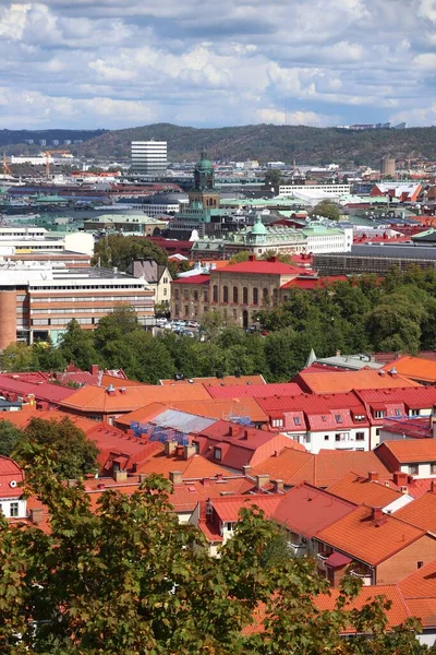 Göteborg Schweden Luftaufnahme Des Bezirks Haga — Stockfoto