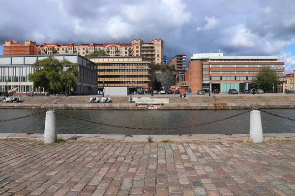 Gothenburg Suecia Agosto 2018 Vista Ciudad Gotemburgo Suecia Gotemburgo Segunda — Foto de Stock