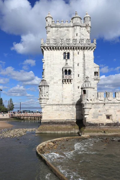 ポルトガルのリスボンにあるTorre Belem タガス川の要塞 — ストック写真