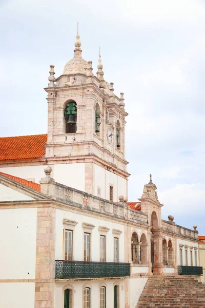 Nazare Portugal Santuário Nossa Senhora Santuário Nossa Senhora — Fotografia de Stock