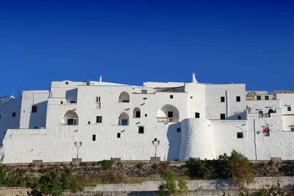 Talya Nın Beyaz Ostuni Kasabası Apulia Bölgesi — Stok fotoğraf