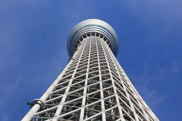 日本东京 2016年11月30日 日本东京天树塔 634米高的电视塔是世界上第二高的建筑 — 图库照片